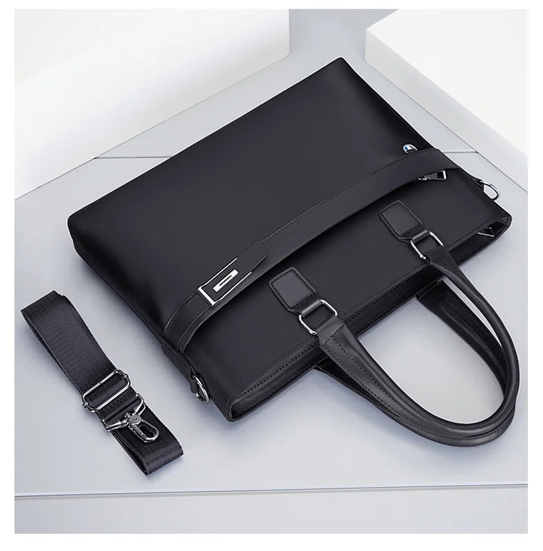 Men's Handbag Business Travel Crossbody Laptop Bag Large Capacity Commuting Office Shoulder Bag