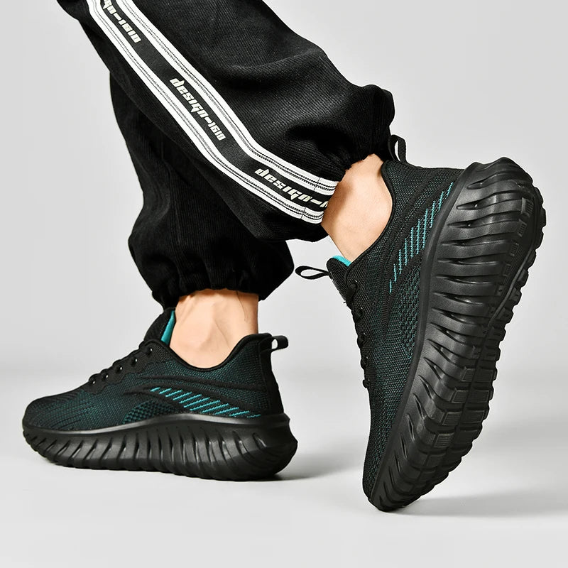 Men's Sports Shoes Breathable Walking Running Sneakers Shock-Absorbing Lightweight Non-slip Training for Men Jogging Footwear