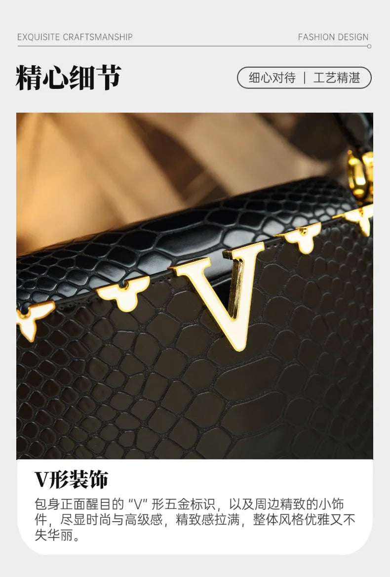 fashionable and versatile handbag with a high-end feel. It's a niche bag for middle-aged moms to carry diagonally