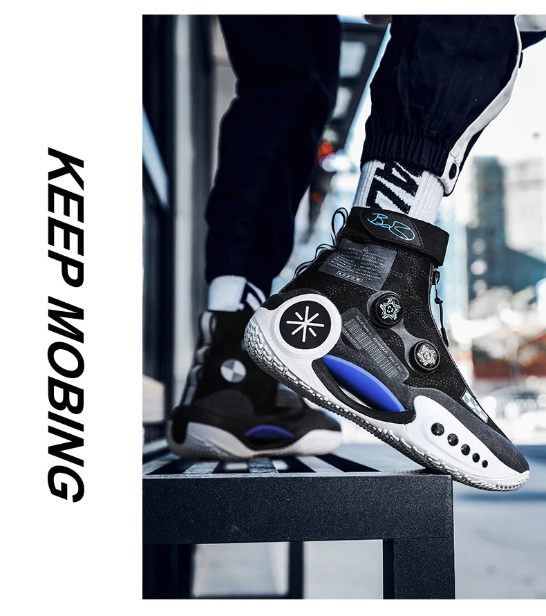 Men's Basketball Shoes Breathable Cushioning Non-Slip Wearable Runing Shoes Gym Training Athletic Basketball Sneakers for Women