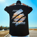 M-8XL 2024 NewPainting Print Round Neck Short Sleeve T-shirt for Men and Women Large Loose Casual Five Quarter Sleeved Top
