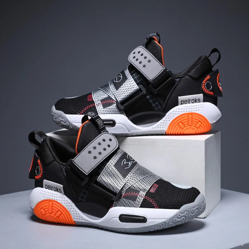 Children's Basketball Shoes For Boys Girls Non-slip Kids Sport Shoes Lightweight Outdoor Sneakers Trainers Footwear Comfortable