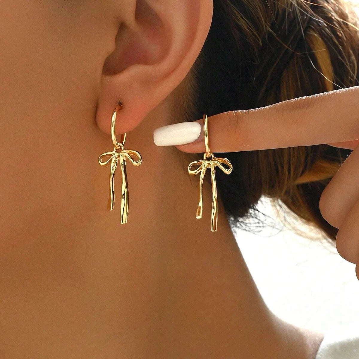 2PC Fashion Men's Personality Rascal Handsome Irregular Earrings Jewelry Accessories Suitable for Date, Party, Festival Gifts