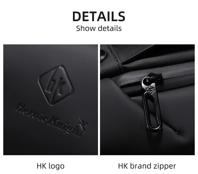 HcanKcan Shoulder Bag For Men Waterproof Handbag Man Crossbody Bag Korean Fashion Sling Bag Leisure Bag Male Husband Luxury Pack