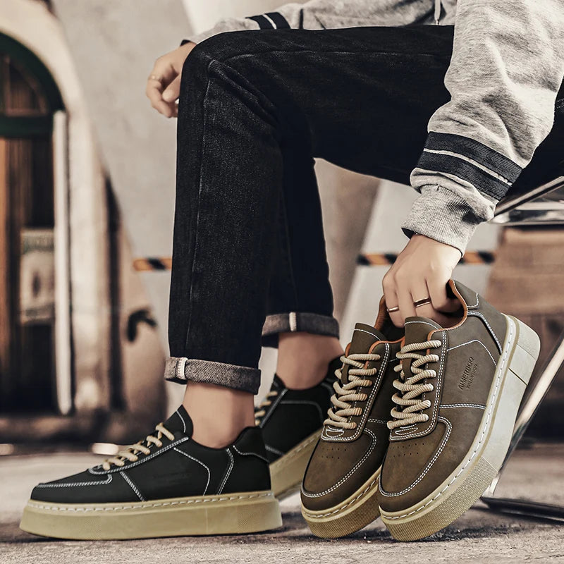 Men's Shoes - 2025 Autumn New Style - Versatile Casual Shoes for Men, Sporty, Outdoor, Anti-slip and Wear-resistant Sneakers