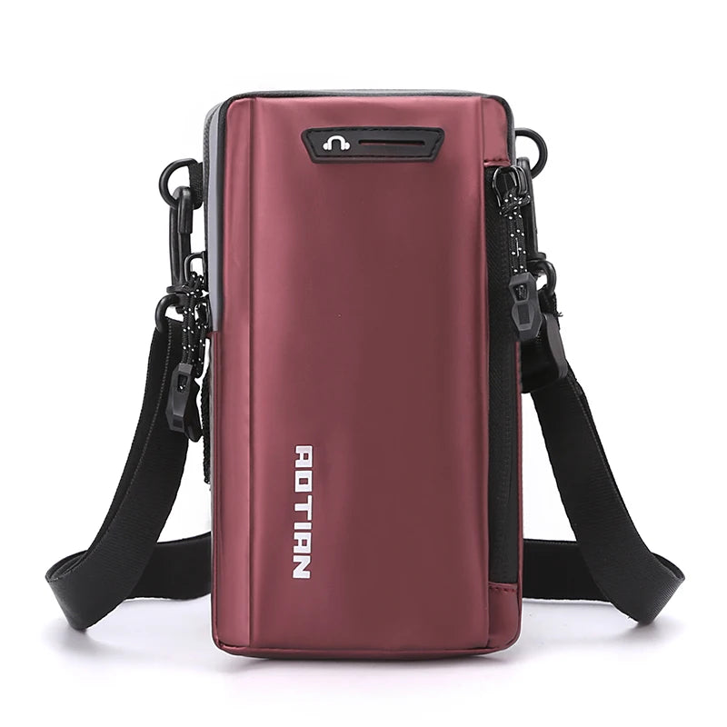 Man Shoulder Bags Oxford Messenger Handbags Fashion Mini Pouch Casual Solid Crossbody Bags For Male Shopper Tote