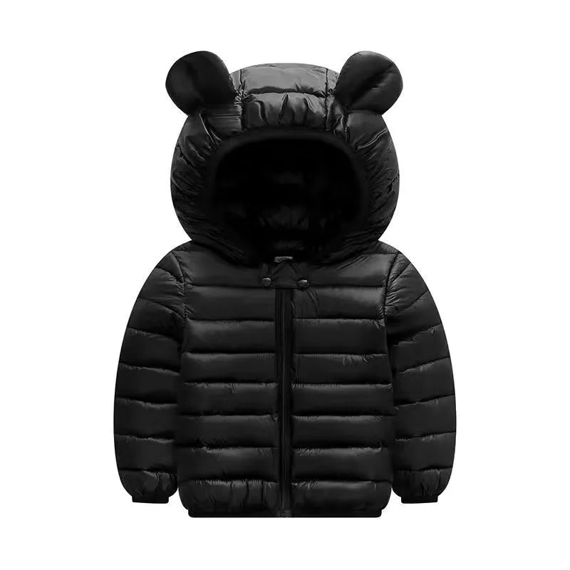 Kids Dinosaur Hooded Winter Jacket
