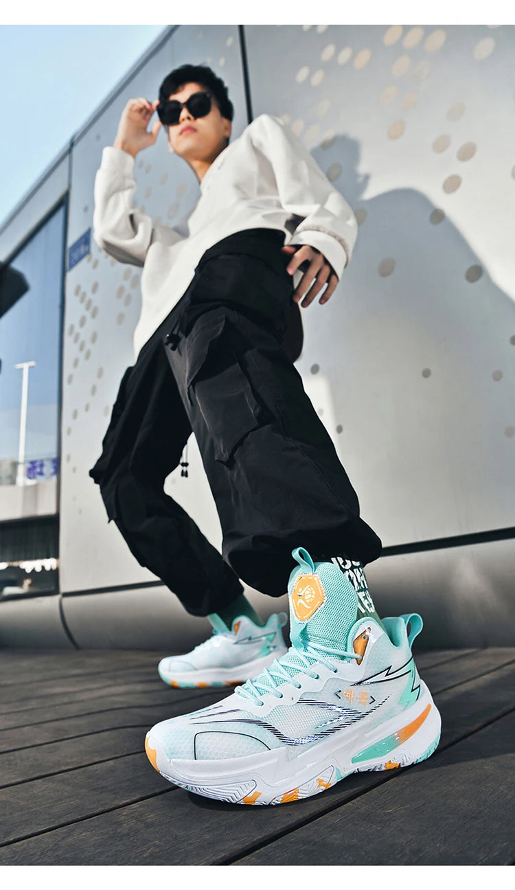 New Men Basketball Shoes Original Breathable Comfortable Non-Slip Training Sports Basketball Sneakers Shoes zapatillas hombre