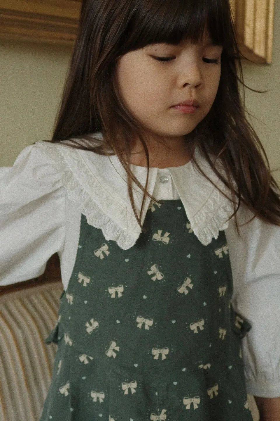 2026 KS Winter Baby girls Cartoon Lambswool Jackets Bowknot Dresses Kids Clothes Girls Cotton Shirts Corduroy Dress Flight Coats
