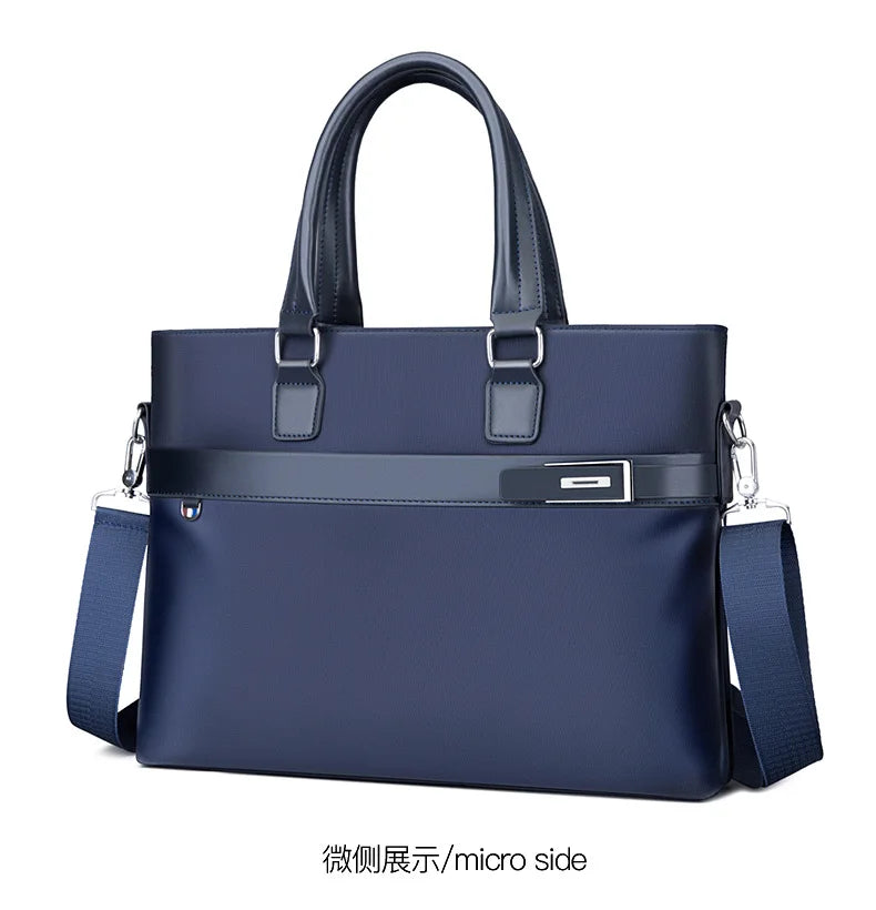 Men's Handbag Business Travel Crossbody Laptop Bag Large Capacity Commuting Office Shoulder Bag