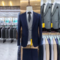 2025 Luxury Men's Suits High Quality 3 Piece Jacket Pants Vest Male Clothing Peak Lapel One Button Outfits Costume Homme Blazer