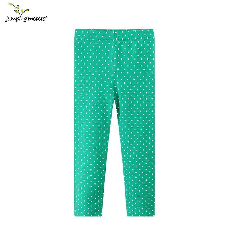 Jumping Meters 2-7T Hot Selling Striped Baby Girls Leggings Pants Kids Skinny Trousers Full Length Pants