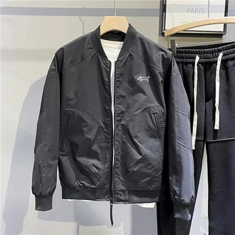 Luxury Brand Korean Golf Jacket Men's Golf Wear 2025 Spring New Jacket High Quality Business Casual Coat Men's Golf Clothing