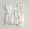 New Summer Newborn Clothes Kids Baby Girls Rompers New Infant Kids Baby Girls Sleeveless Embroider Flower Baby Rompers Clothes