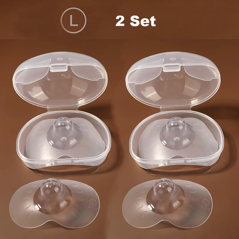 2 Pack Anti-bite Breastfeeding Mother Nipple Feeding Shield Butterfly Silicone Shields Protectors Soft Nipple Cover