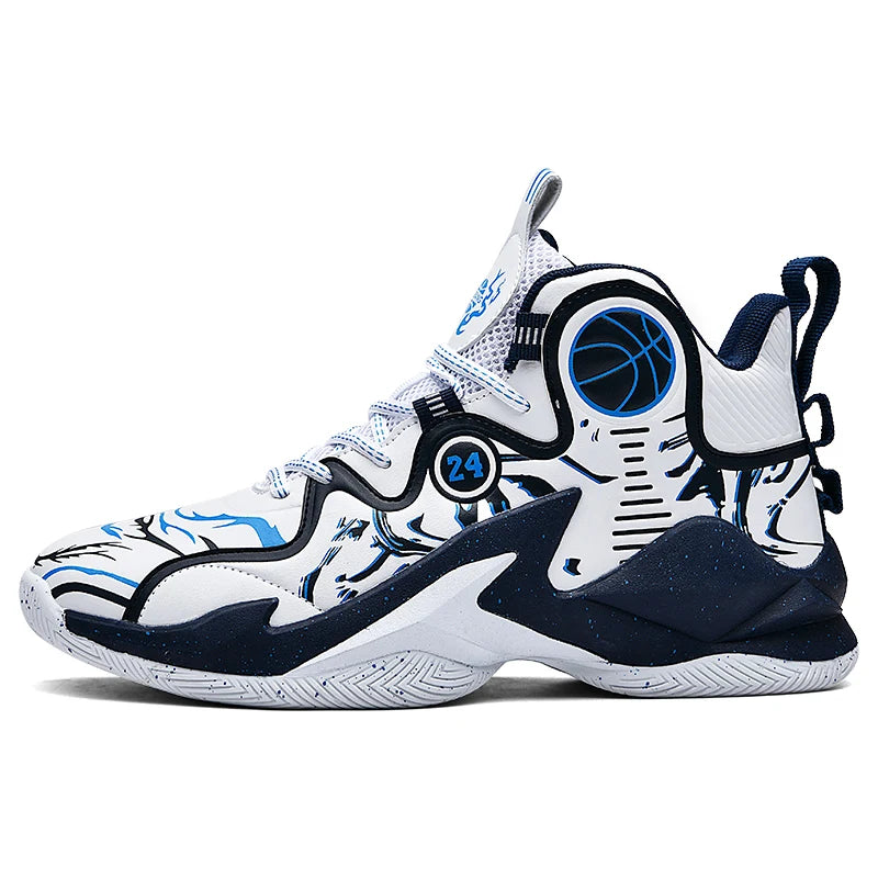 Men Basketball Shoes Fashion Flat Outdoor Sports Sneakers Trendy Professional Training 2025 New Basketball Boots for Man