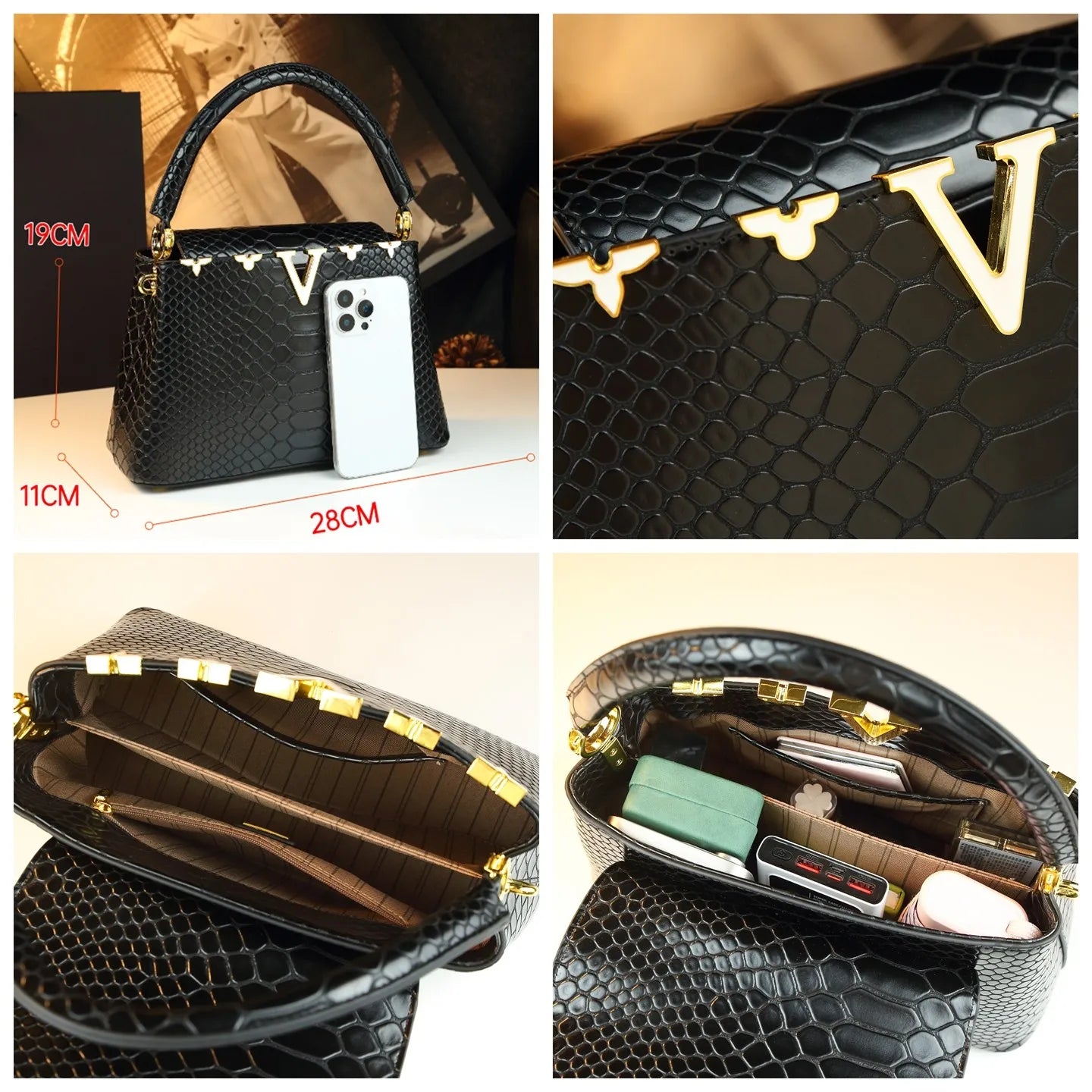 fashionable and versatile handbag with a high-end feel. It's a niche bag for middle-aged moms to carry diagonally