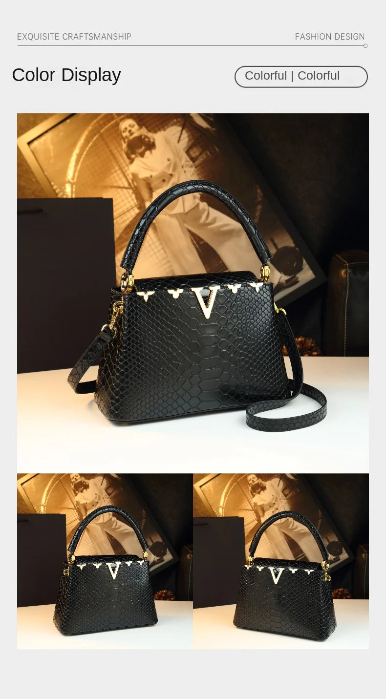 fashionable and versatile handbag with a high-end feel. It's a niche bag for middle-aged moms to carry diagonally