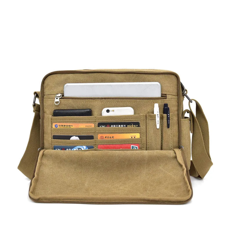 Man Shoulder Bags Oxford Messenger Handbags Fashion Mini Pouch Casual Solid Crossbody Bags For Male Shopper Tote