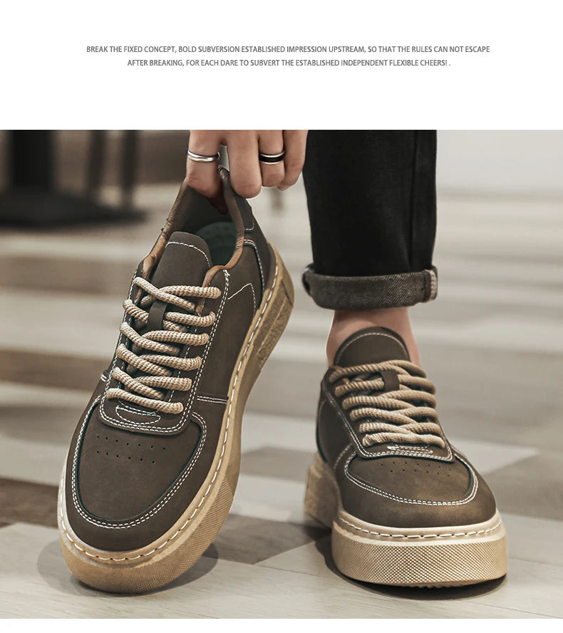 Men's Shoes - 2025 Autumn New Style - Versatile Casual Shoes for Men, Sporty, Outdoor, Anti-slip and Wear-resistant Sneakers