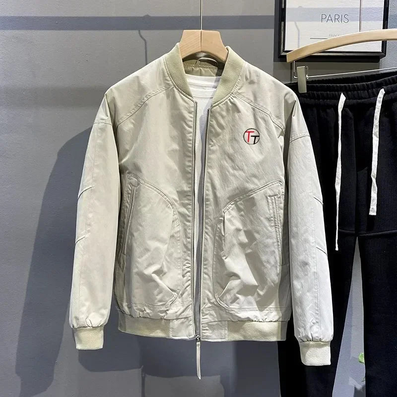 Luxury Brand Korean Golf Jacket Men's Golf Wear 2025 Spring New Jacket High Quality Business Casual Coat Men's Golf Clothing
