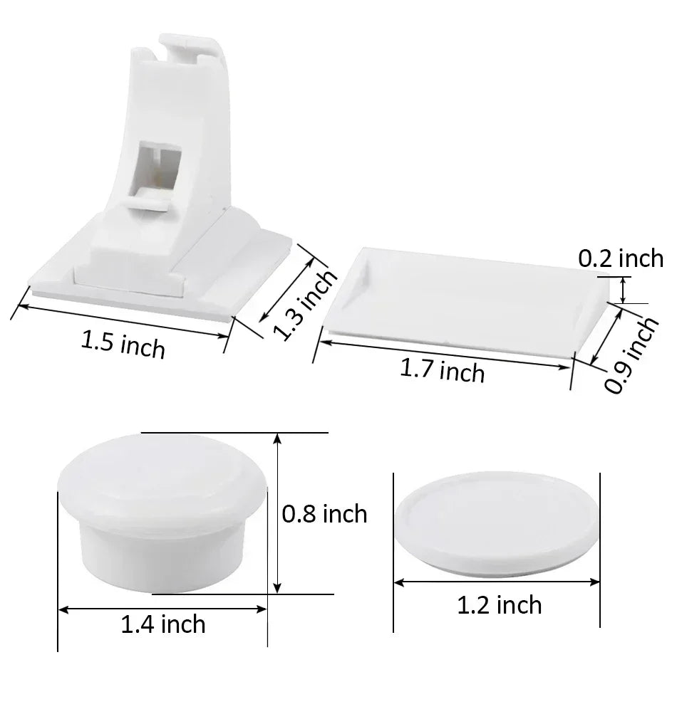 Magnetic Baby Safety Lock Children Protection Invisible Drawer Latch Cabinet Door Lock Limiter Children Security