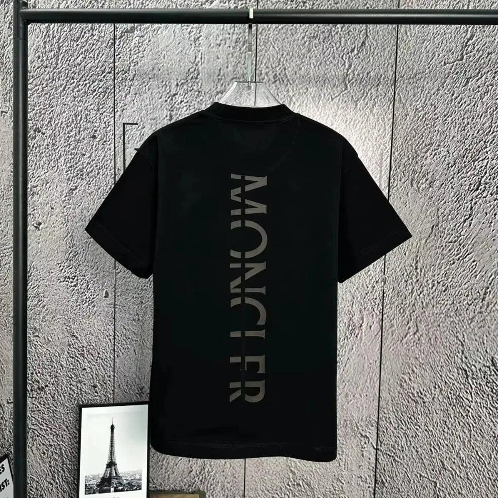 Designer luxury cotton shirt with classic spring and summer patterns suitable for both men and women round neck printed T-shirt