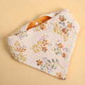 INSULAR Infant Cotton Bibs Newborn Triangle Scarf Feeding Saliva Towels Baby Waterproof Pinny Bandana Burp Shower Cloth 4 Layers