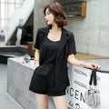 Set of Two Fashion Pieces for Women New In 2 Piece Outfits 2025 Summer Shorts Blazer Suits Elegant Cheap Women's Matching Sets
