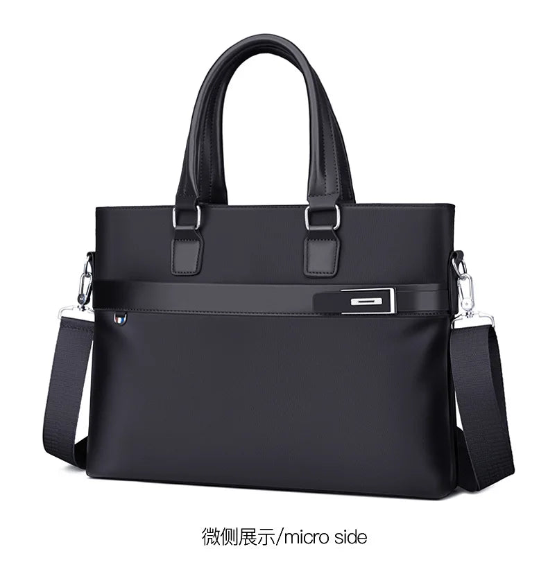 Men's Handbag Business Travel Crossbody Laptop Bag Large Capacity Commuting Office Shoulder Bag