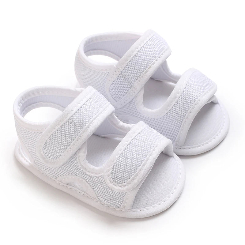 Baby Boy Sandals Soild Color Breathable Anti-Slip Shoes Toddler Soft Soled Walking Shoe First Walkers 0-18 Monthes