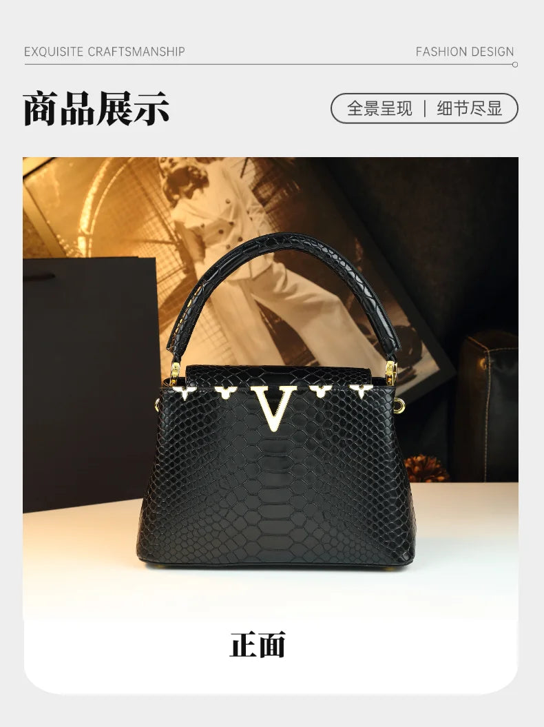 fashionable and versatile handbag with a high-end feel. It's a niche bag for middle-aged moms to carry diagonally